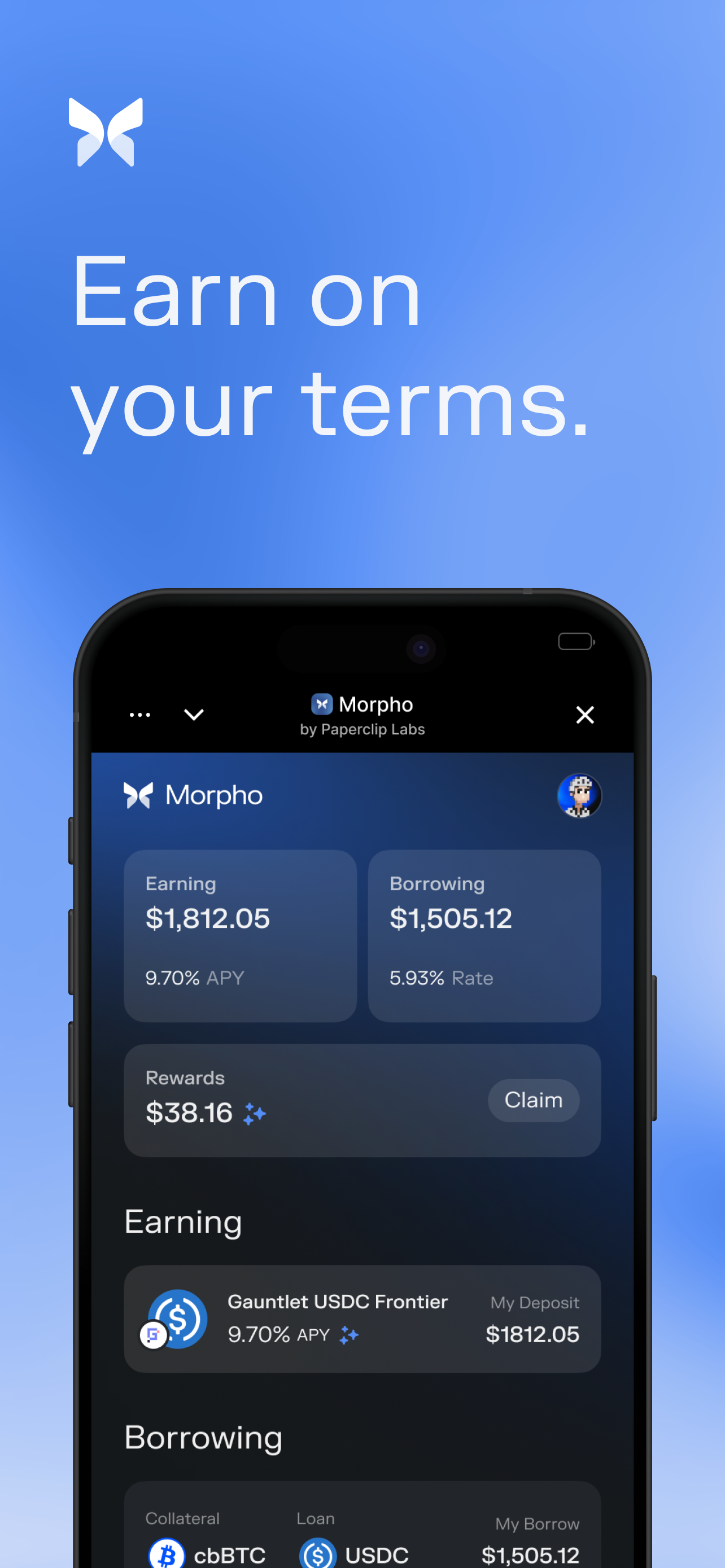 Morpho - Farcaster Mini Apps screenshot